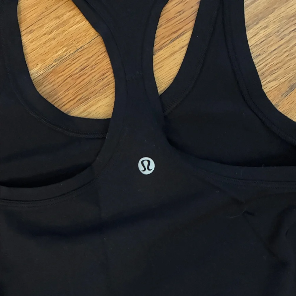 lululemon athletica Women's Cool Racerback Luxtreme Tank Tops - Black and Gray - Picture 5 of 7